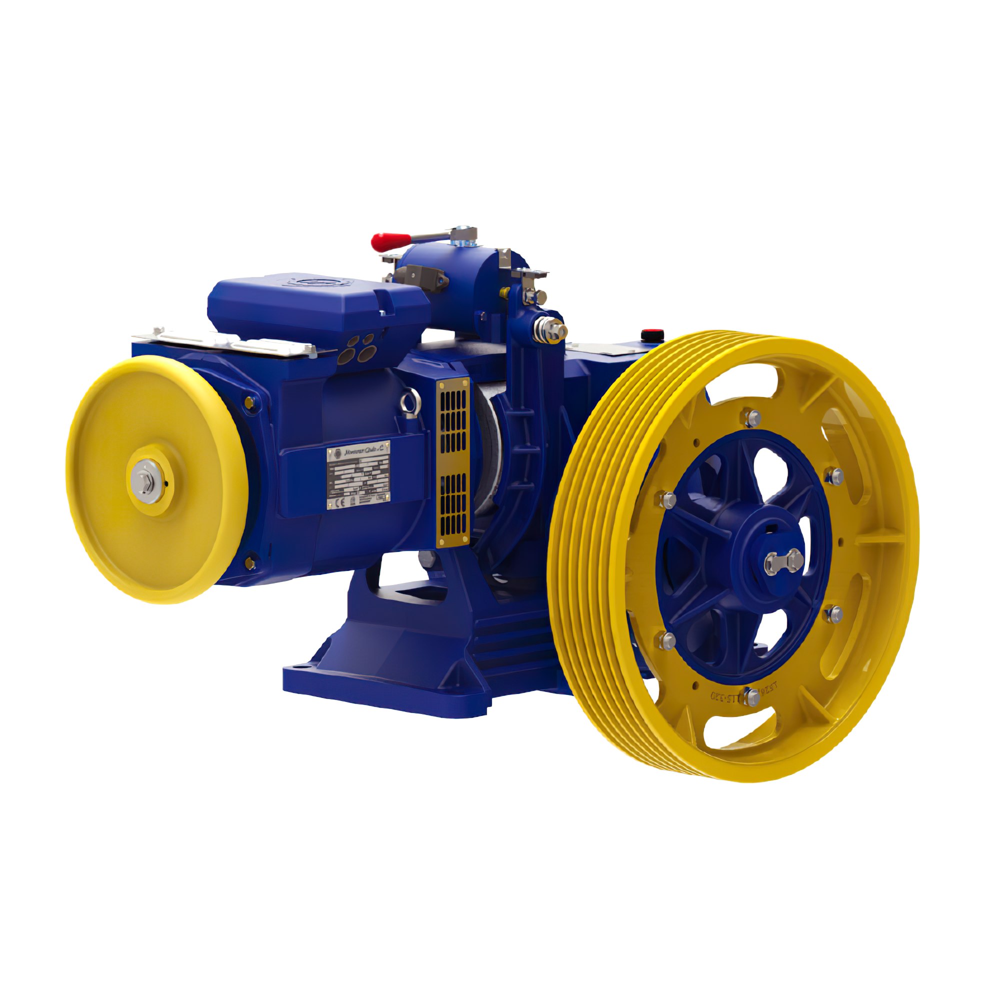 محرك المصعد ذو التروس المخروطية